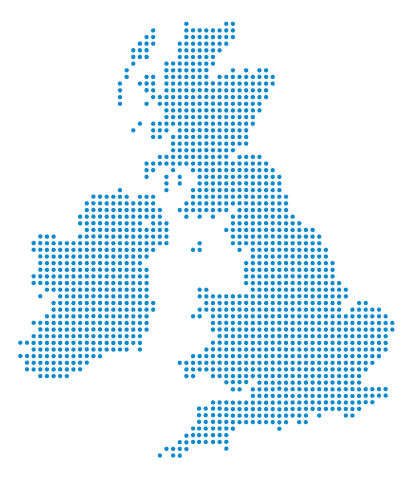 UK AND IRELAND MAP