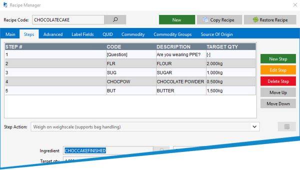 Recipe Management System | Recipe Formulation System