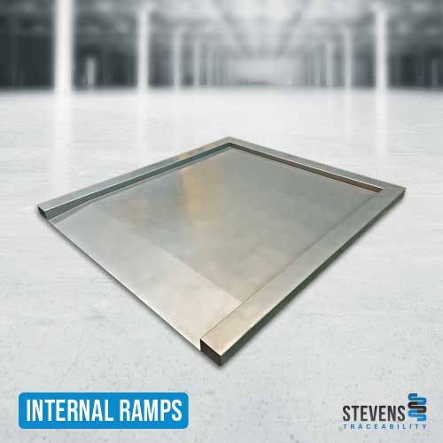 stainless steel drive in platform scale with integral ramps