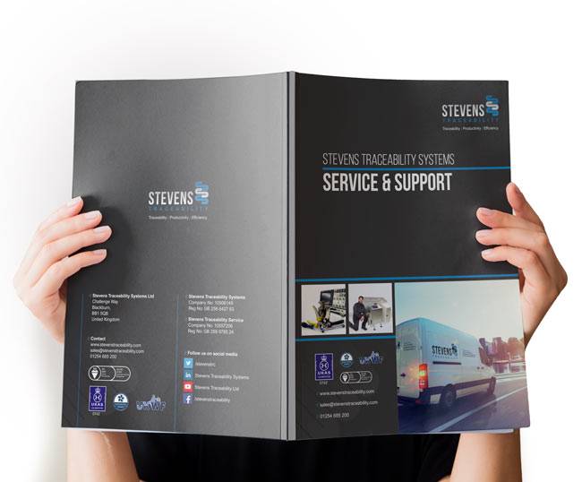 Service and support brochure image