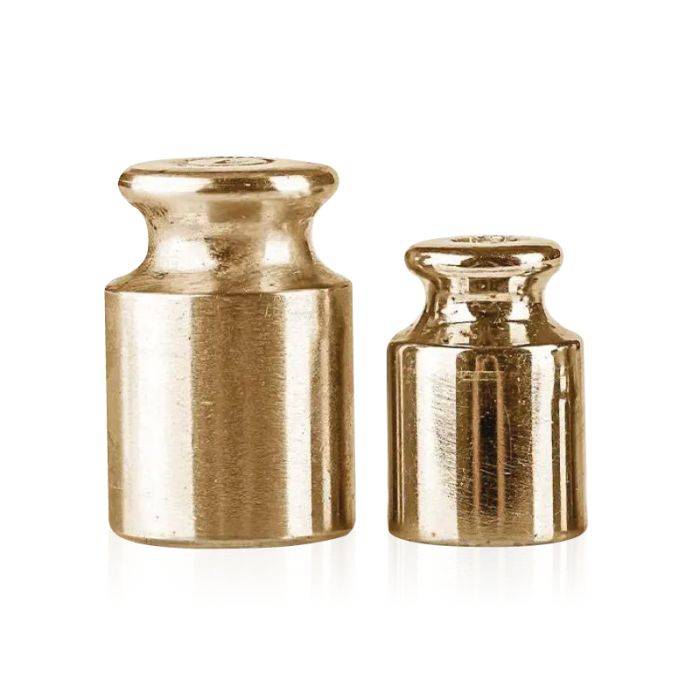 Brass Cylindrical Calibration Weights